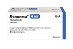 Ленвима, капсулы 4 мг 30 шт