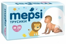 Подгузники-трусики, Mepsi (Мепси) 6-11 кг р. m №28