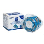 Бинт медицинский эластичный фиксирующий, р. 5смх4.5м EM-Fix Krep ЕМ-Фикс креп когезивный голубой с детским рисунком