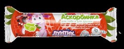 Аскорбинка, таблетки жевательные 3 г 10 шт Лунтик клубника